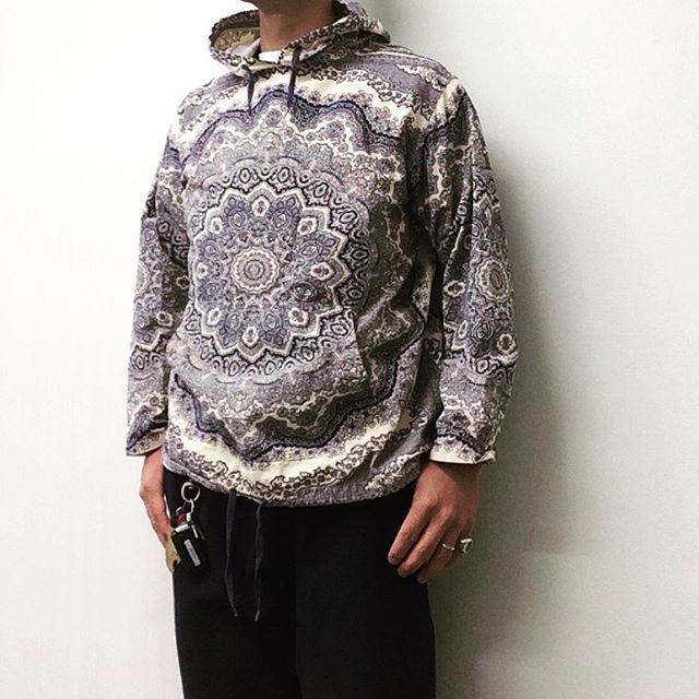 TENDERLOIN テンダーロイン 16SS T-PAISLEY HOODED BROWN ペイズリー ...