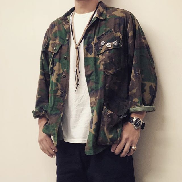 新品即決 テンダーロイン L ファティーグ JKT SHIRT F.C FATIGUE